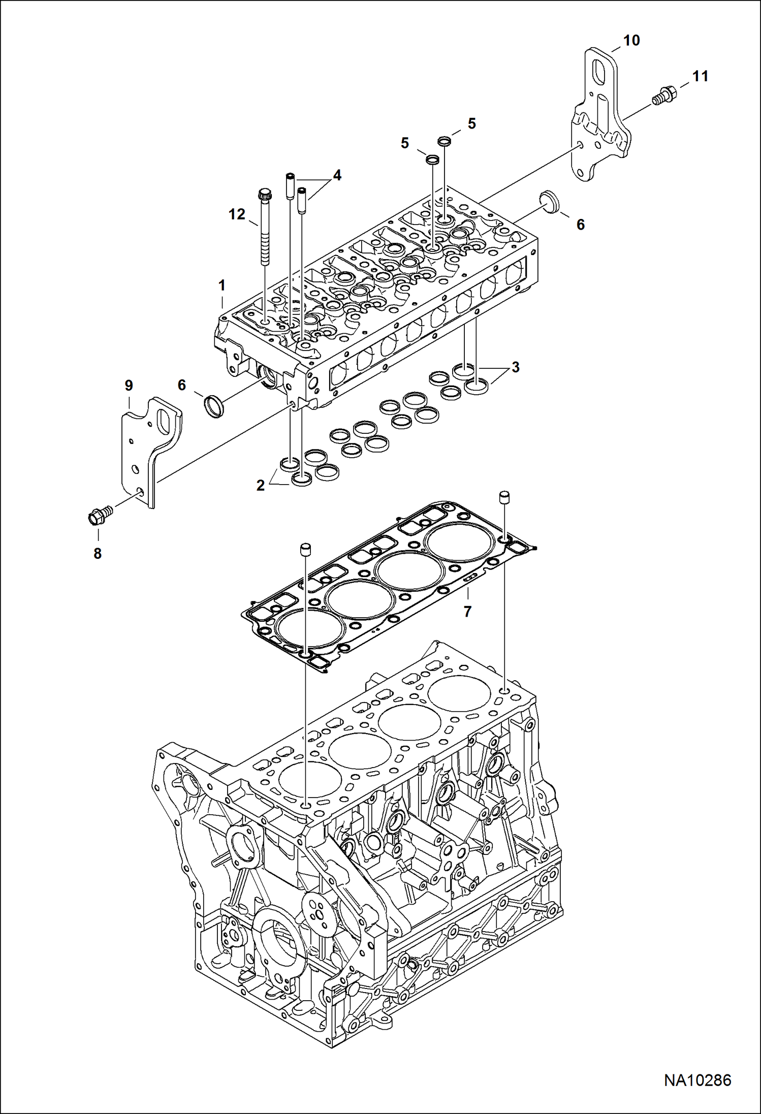 Схема ГОЛОВКА БЛОКА ЦИЛИНДРОВ