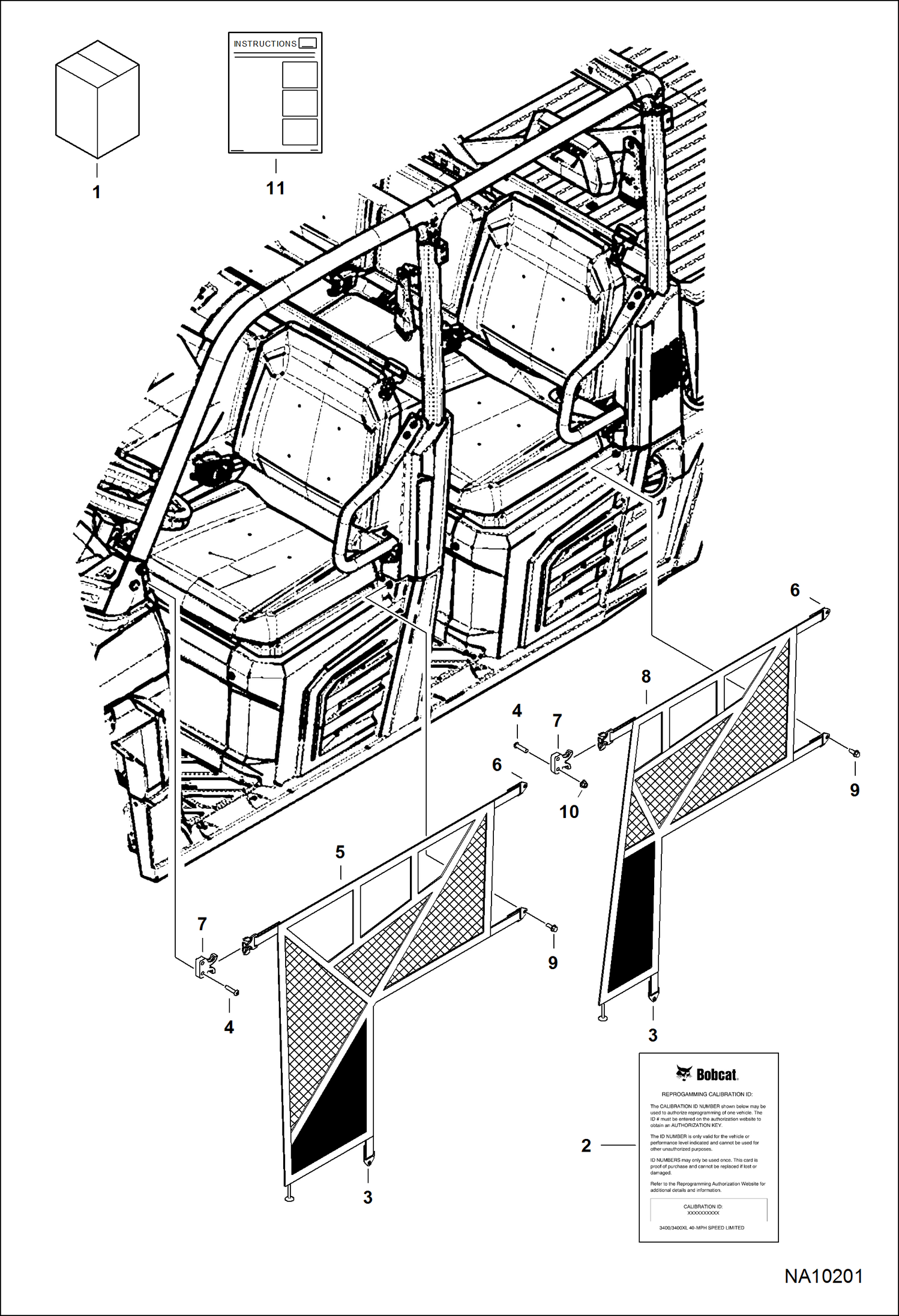 Схема КОМПЛЕКТ ЛИМИТЕРА СКОРОСТИ 40 XL