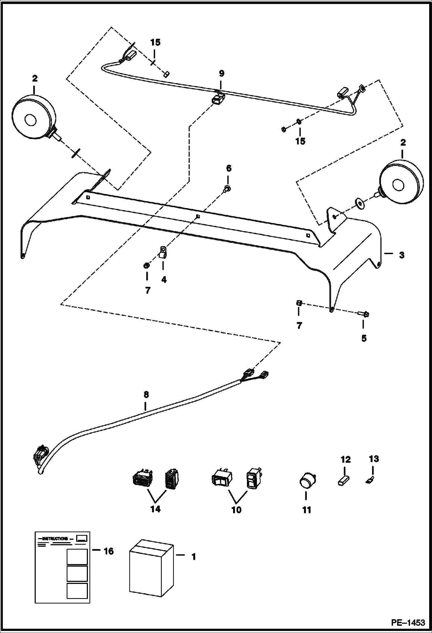 ПРОБЛЕСКОВЫЕ ФАРЫ (4-ПОЛОСНАЯ) (ИНДИКАТОР ВКЛЮЧЕНИЯ СИГНАЛА ПОВОРОТА)