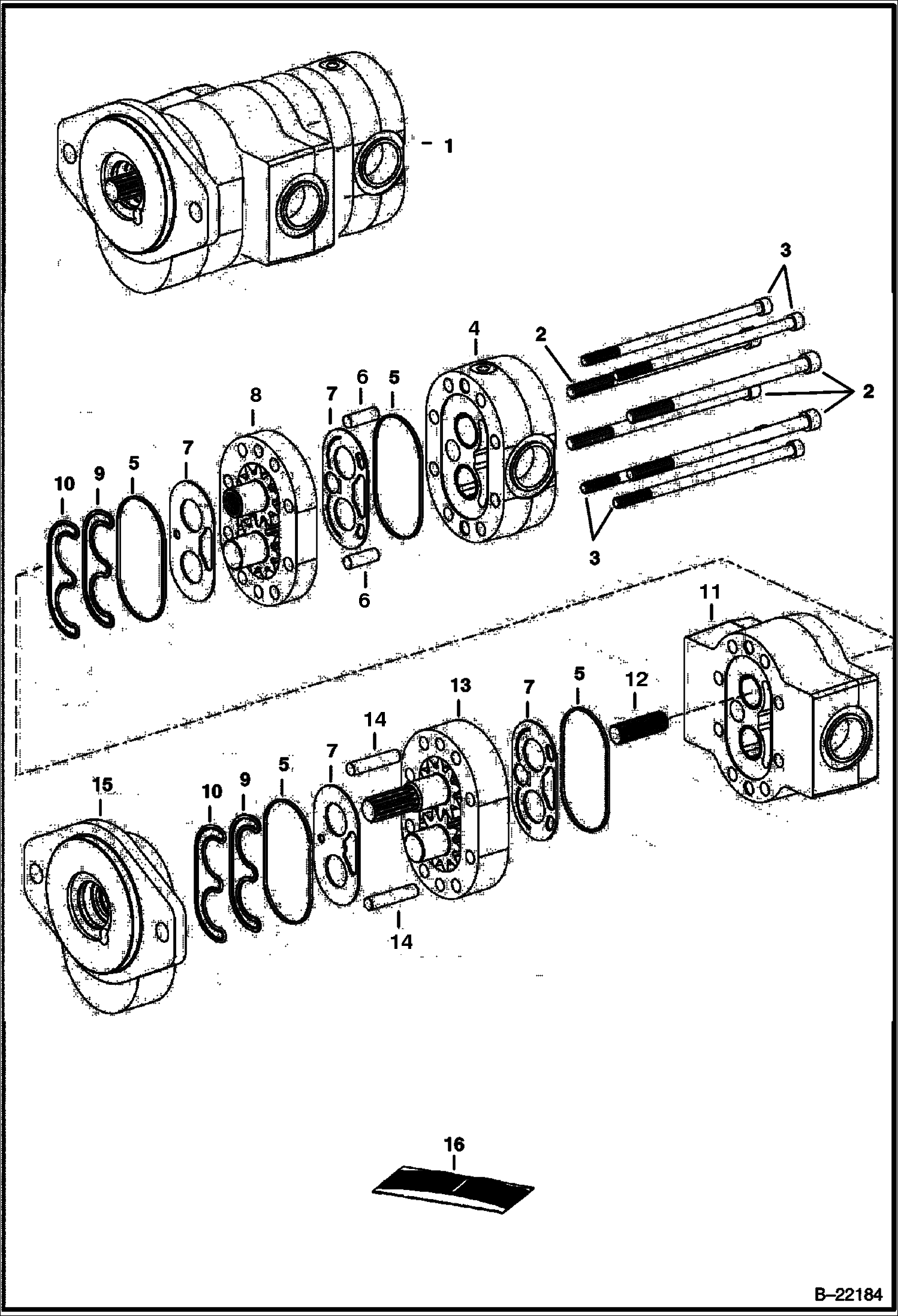 ШЕСТЕРЕННЫЙ НАСОС (С ВНЕШНИМ НАГНЕТАТЕЛЬНЫМ НАСОСОМ)
