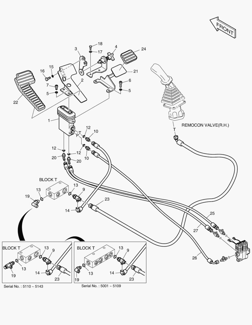 ТРУБОПРОВОД СЕРВОУПРАВЛЕНИЯ(2) - 2 ПУТИ