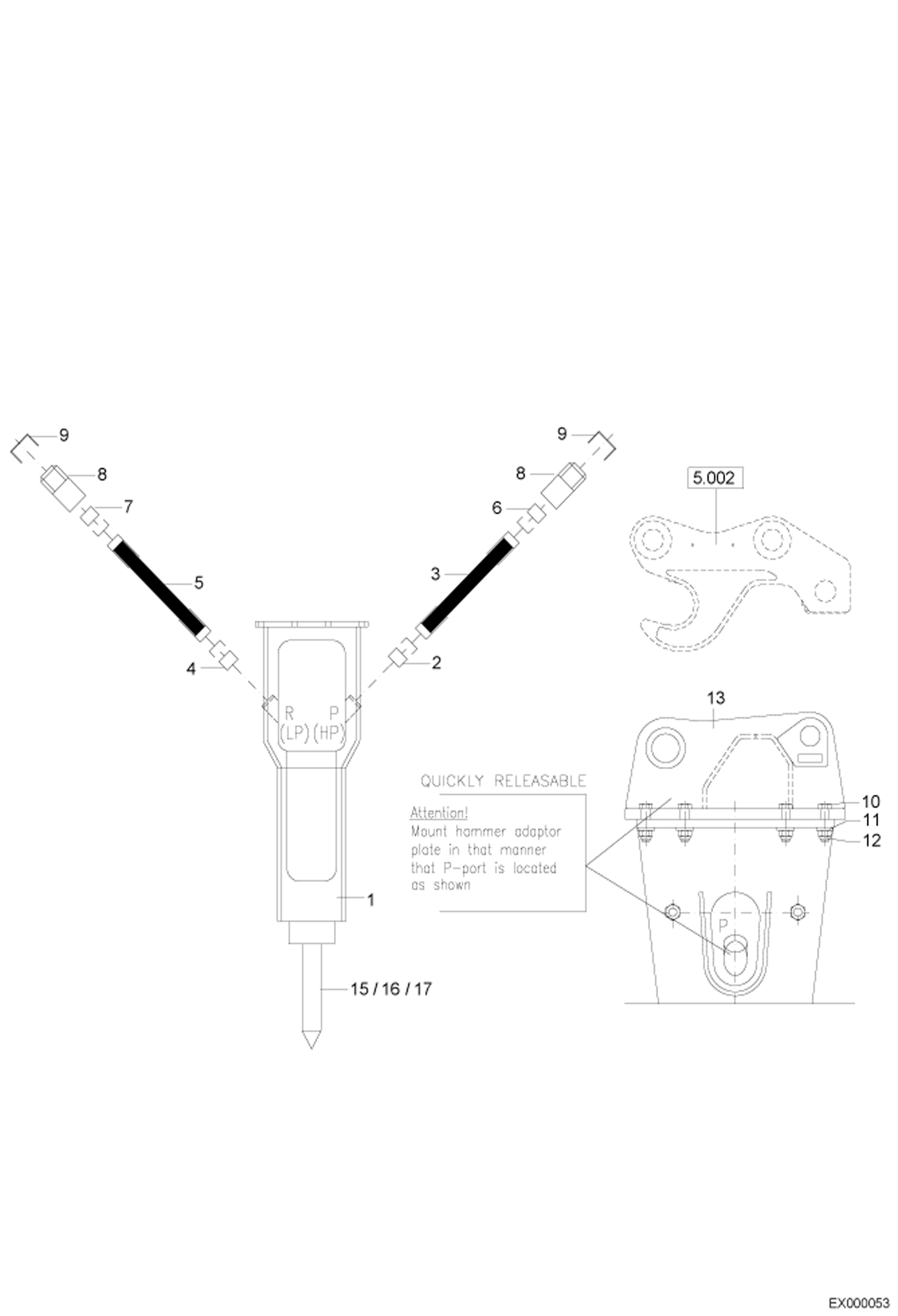 ГИДРОМОЛОТ С ГИЖРОУСТАНОВКОЙ