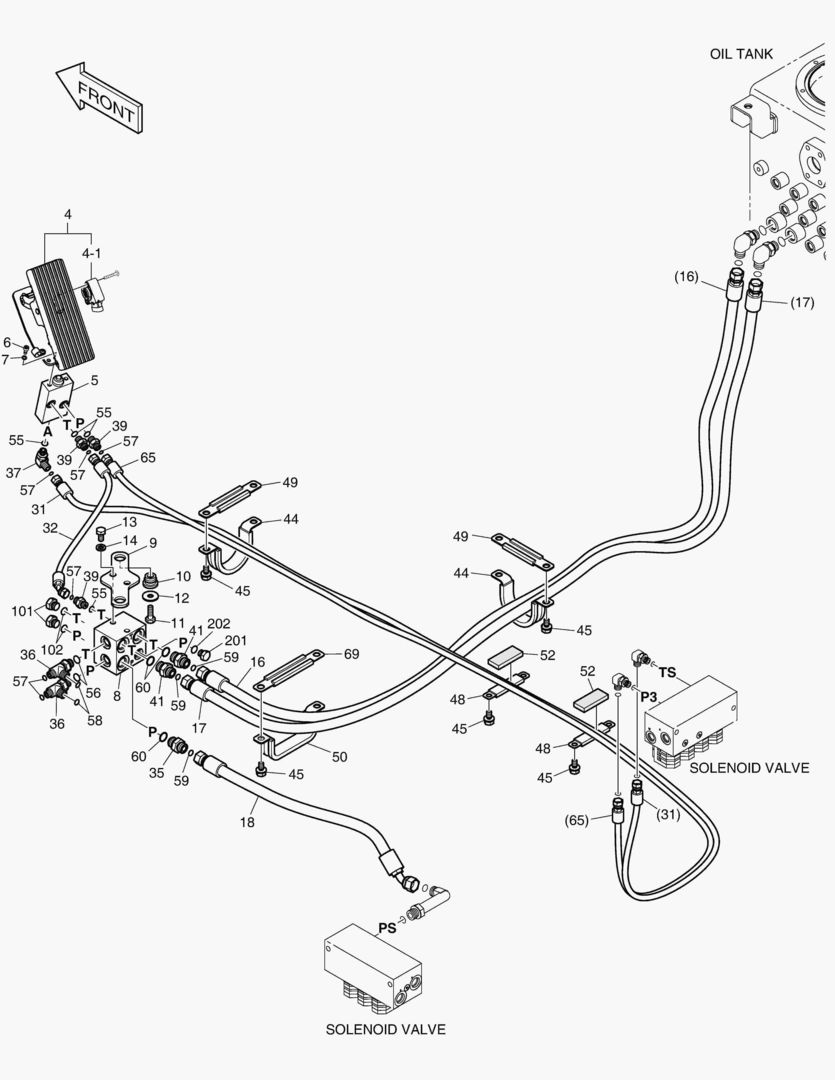 ТРУБОПРОВОД СЕРВОУПРАВЛЕНИЯ(9)