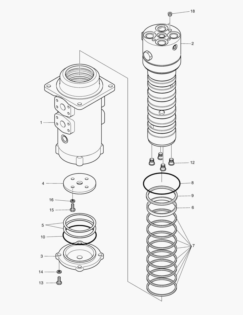 Спецтехника 4300 CENTER JOINT - DOZER [5001~5819]