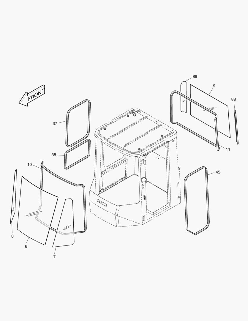 1440 CABIN(3)-ROPS & FOPS