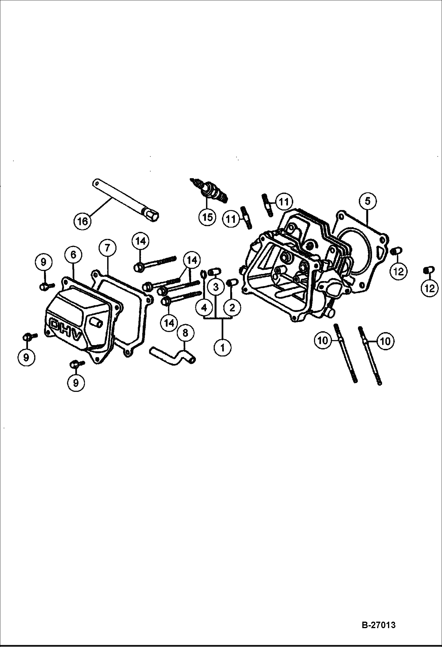 ДВИГАТЕЛЬ (ГОЛОВКА ЦИЛИНДРА) BC19, BC22