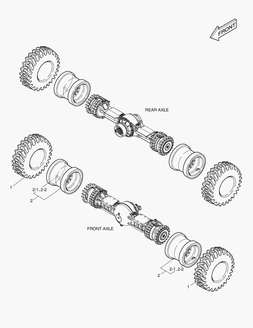 КОЛЕСА В СБОРЕ - 26.5x25-24PR