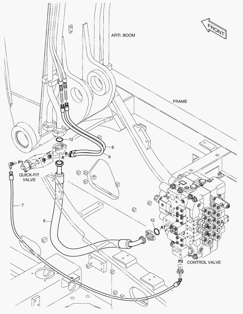 ГЛАВНАЯ МАГИСТРАЛЬ - БЫСТРОУСТАНАВЛИВАЕМЫЙ ФИКСАТОР(ШАРНИРНАЯ СТРЕЛА)
