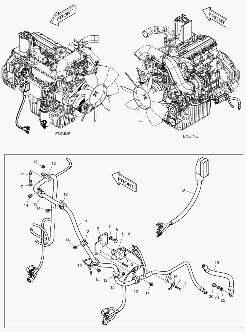 1720 ELECTRIC PARTS - ENGINE [5001~6286]