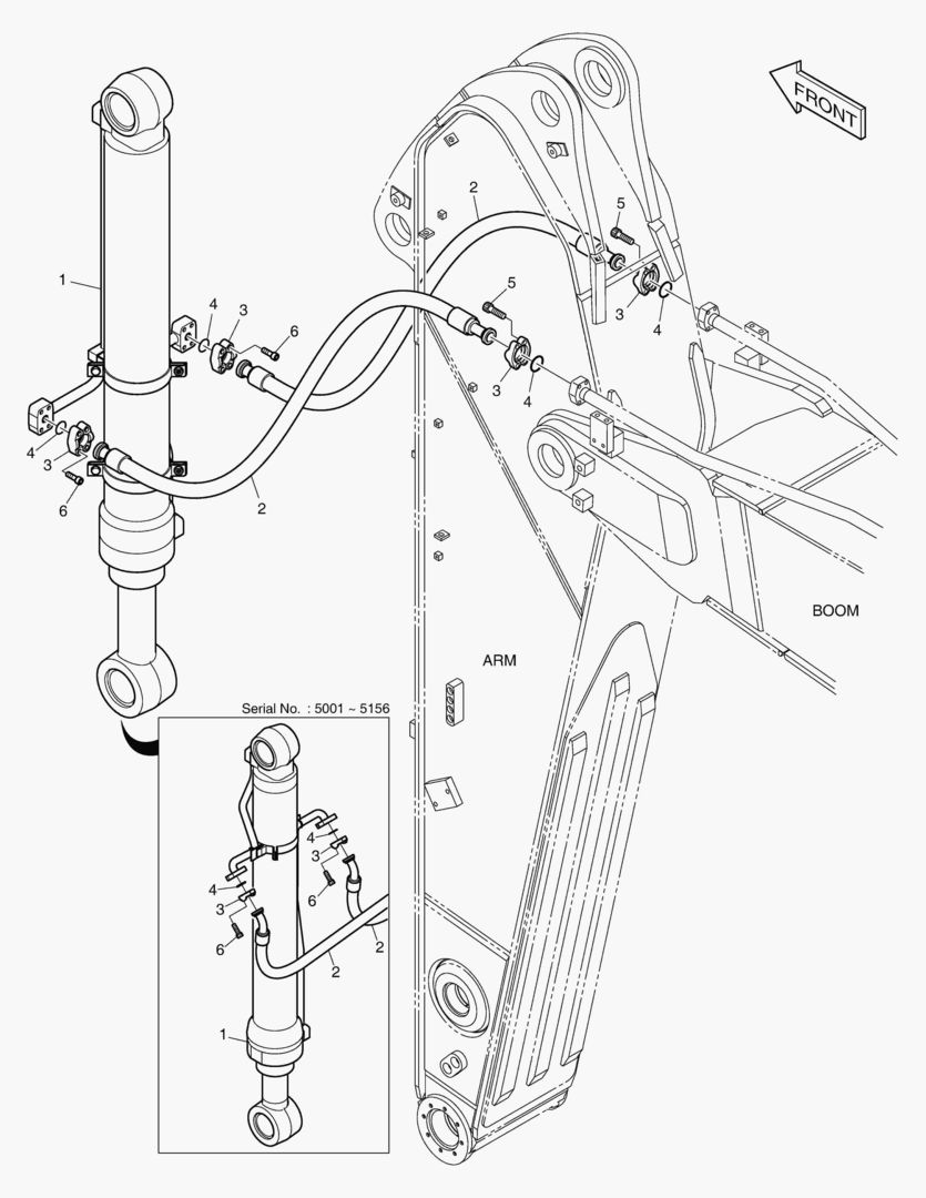 ГИДРОСИСТЕМА РУКОЯТИ - РУКОЯТЬ 2.9 м