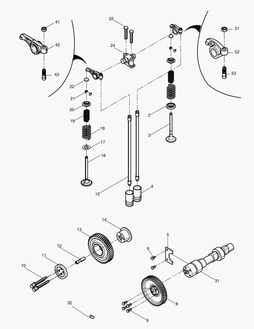 МЕХАНИЗМ РАСПРЕДЕЛЕНИЯ КЛАПАНА