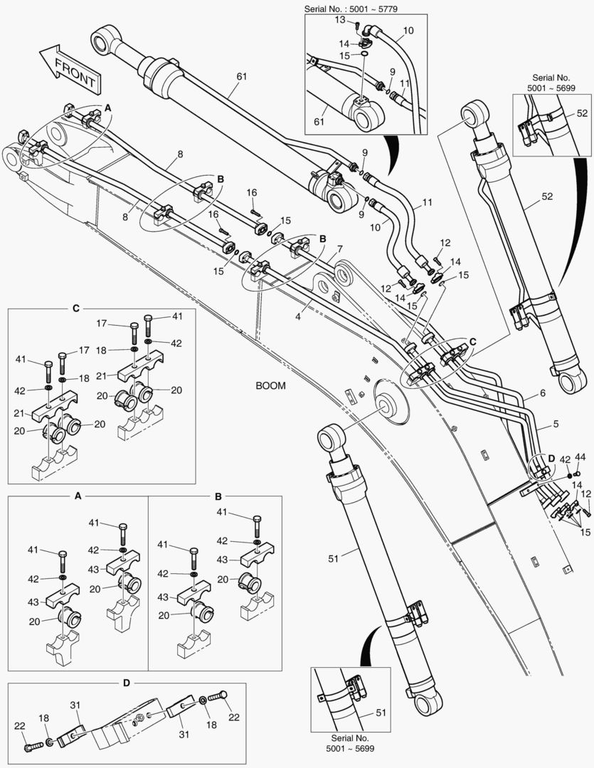 ГИДРОСИСТЕМА СТРЕЛЫ - СТРЕЛА 4.6 м