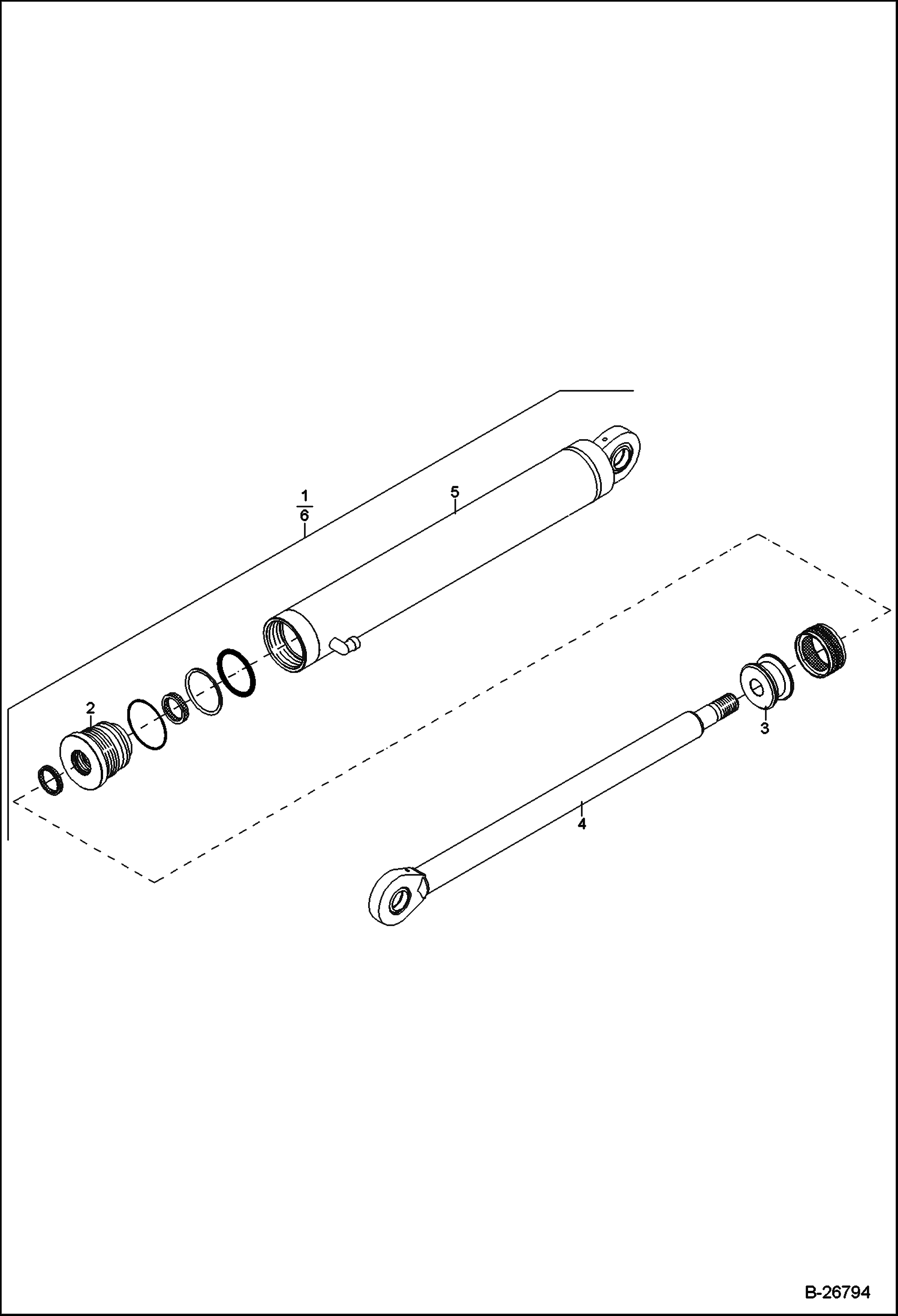 ГИДРОЦИЛИНДР ВИЛКА