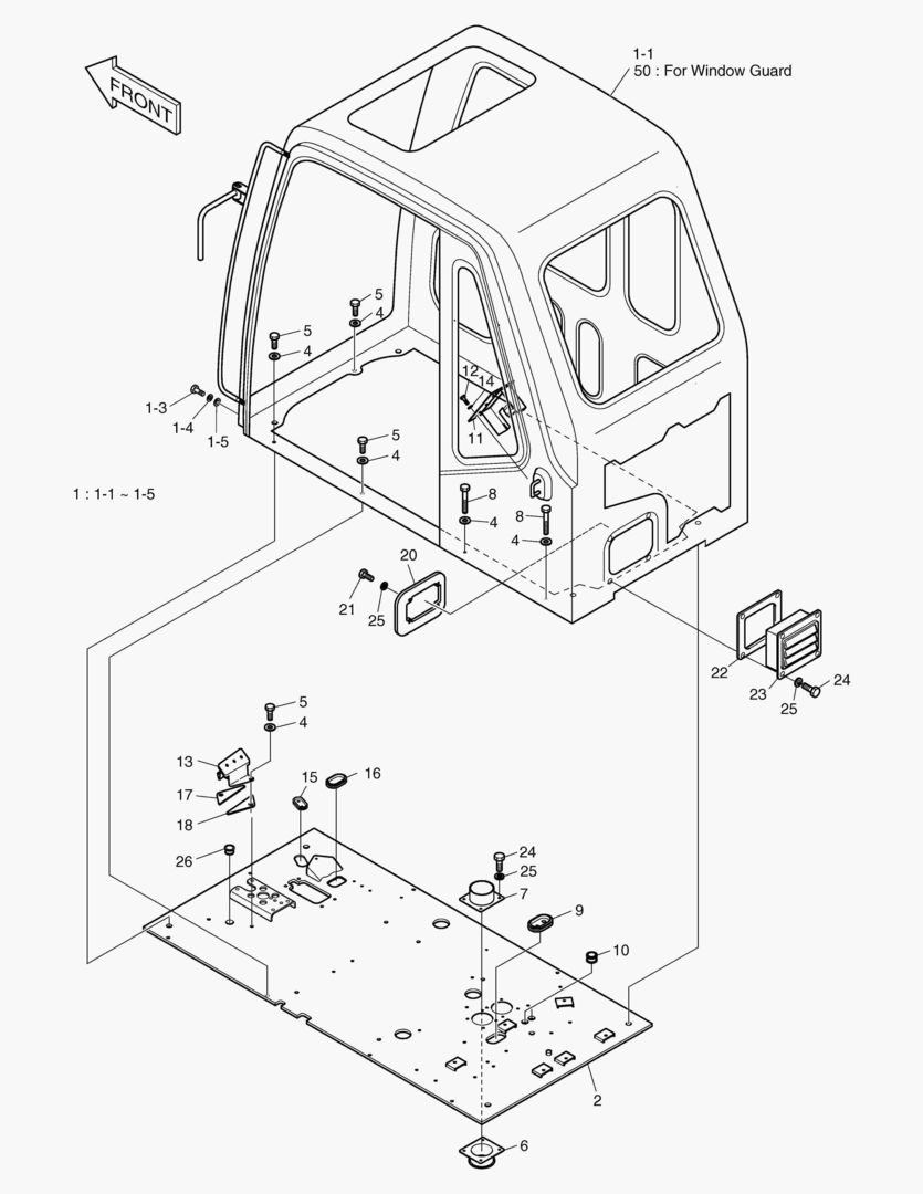 КАБИНА В СБОРЕ