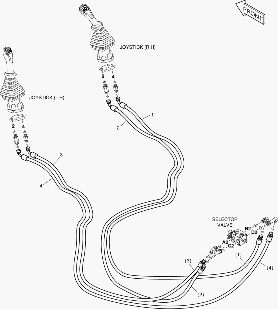 ТРУБОПРОВОД СЕРВОУПРАВЛЕНИЯ - ИЗМЕНЕНИЕ РЕЖИМА(2)