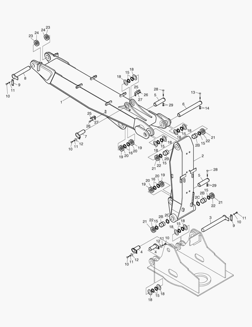 СТРЕЛА С ИЗМЕНЯЕМОЙ ГЕОМЕТРИЕЙ В СБОРЕ