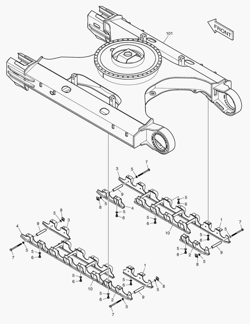 6261 TRACK FRAME(3m) - FULL GUARD [6602~]