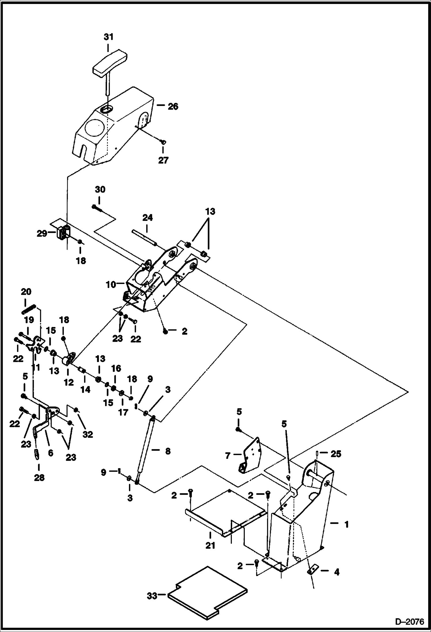 КОНСОЛЬ УПРАВЛЕНИЯ ЛЕВОСТОРОННИЙ