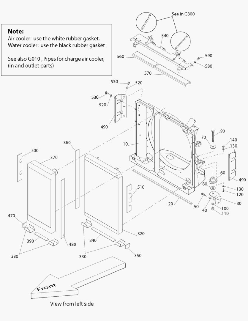 Спецтехника G040-2 RADIATOR SHELL AS; RADIATOR - главное фото
