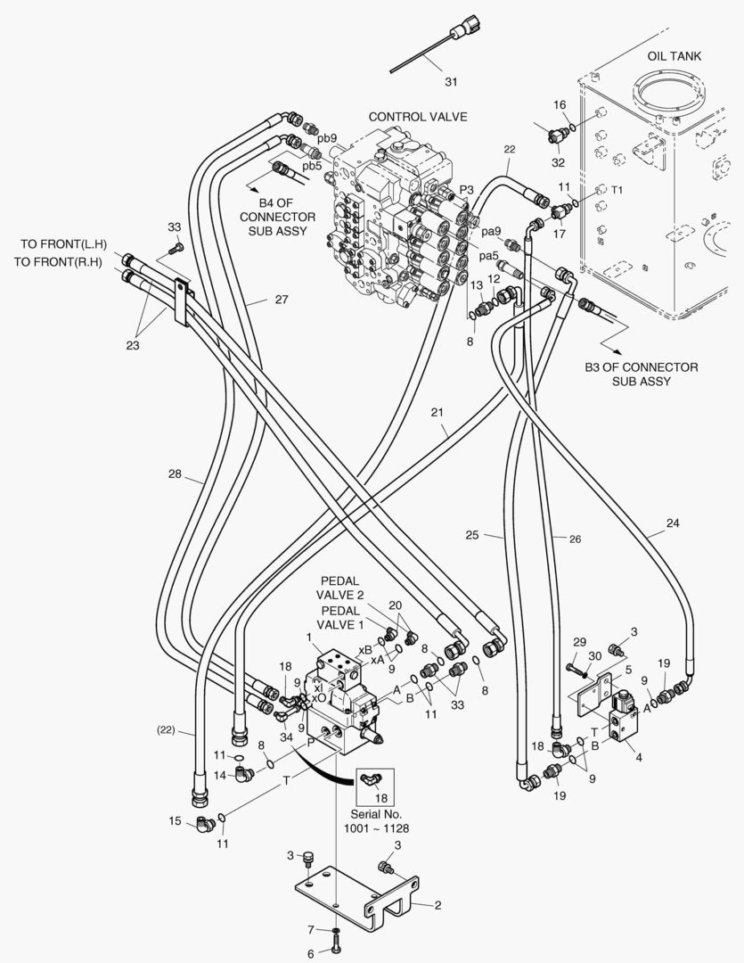 Спецтехника 6850 MAIN PIPING-ROTATING & TILTING - главное фото