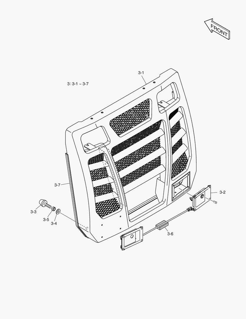 РЕШЕТКА РАДИАТОРА В СБОРЕ