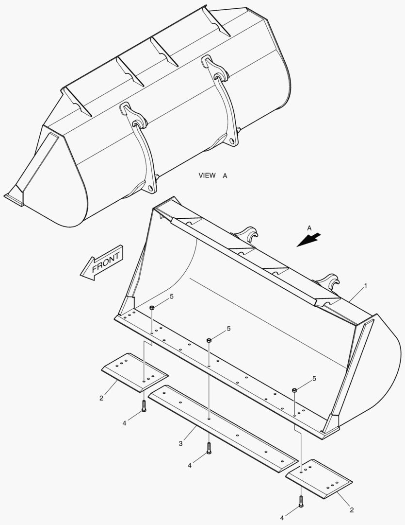 Спецтехника 5400 BUCKET - 1.9гЋҐ - QUICK COUPLER