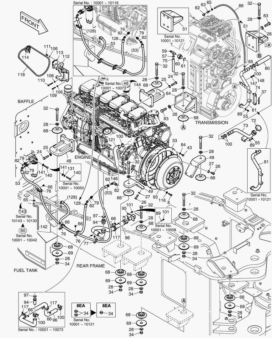МОНТАЖ ДВИГАТЕЛЯ(2)