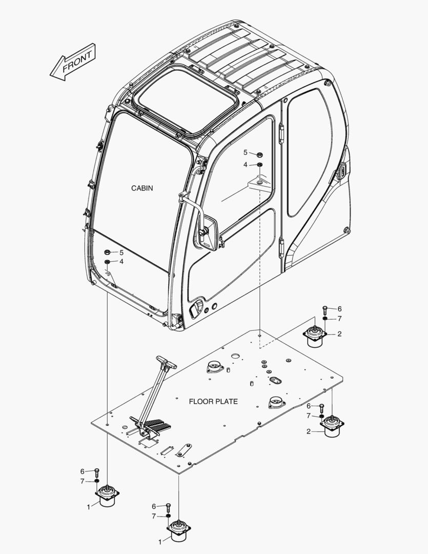 УСТАНОВКА КАБИНЫ