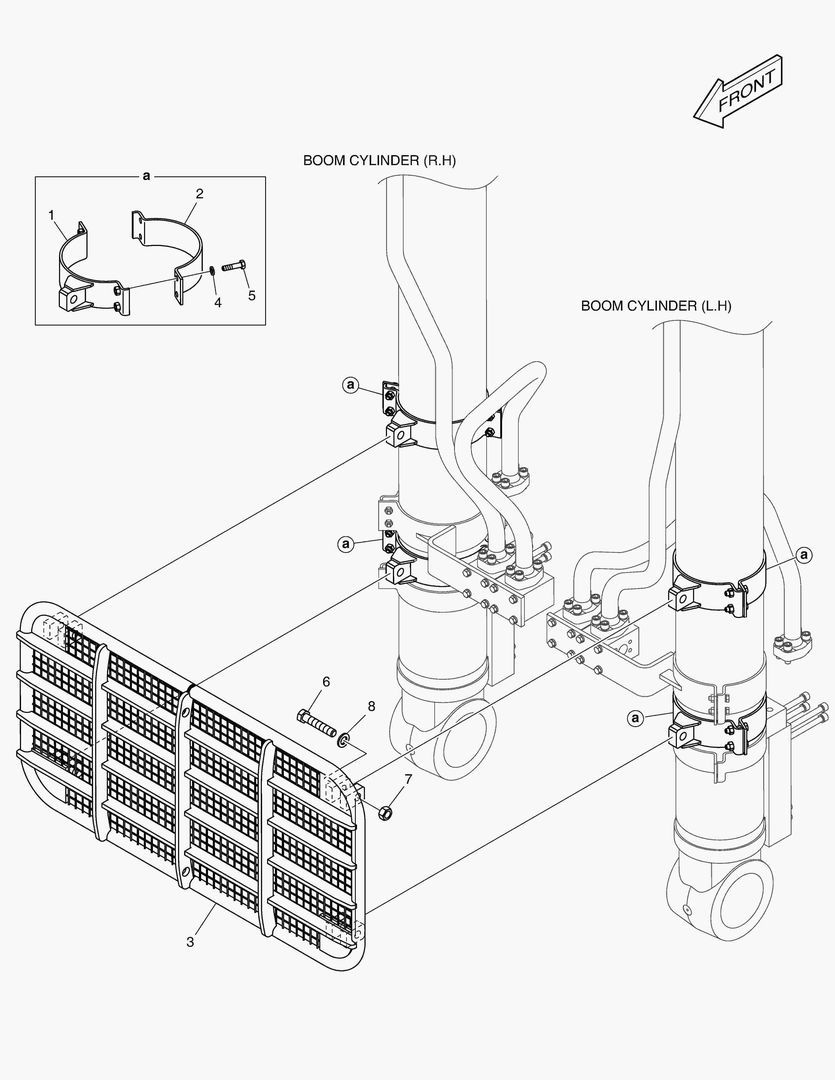 КРЫШКА ЦИЛИНДРА СТРЕЛЫ
