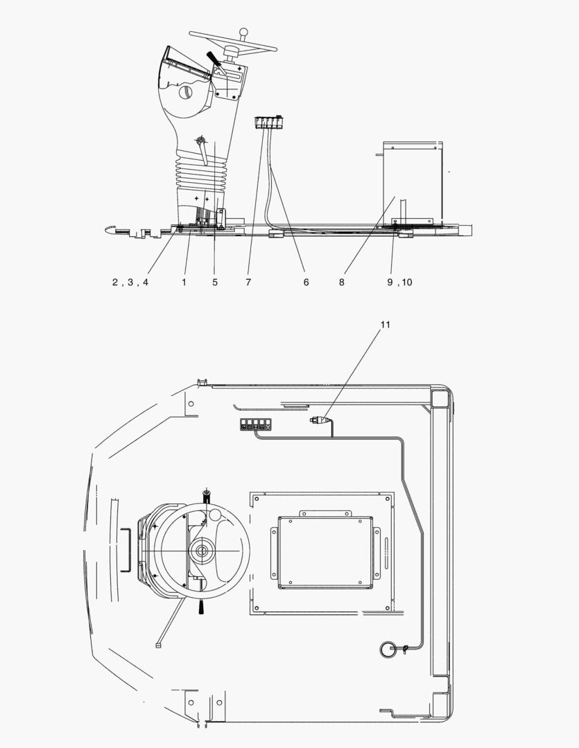 5950 ELECTRIC ASSY,CABIN;SD200 WITHOUT CABIN [10516~]