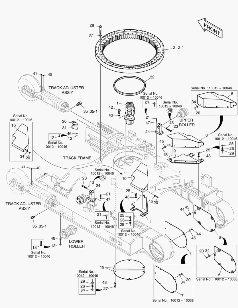 КОМПЛЕКТУЮЩИЕ ГУСЕНИЦЫ