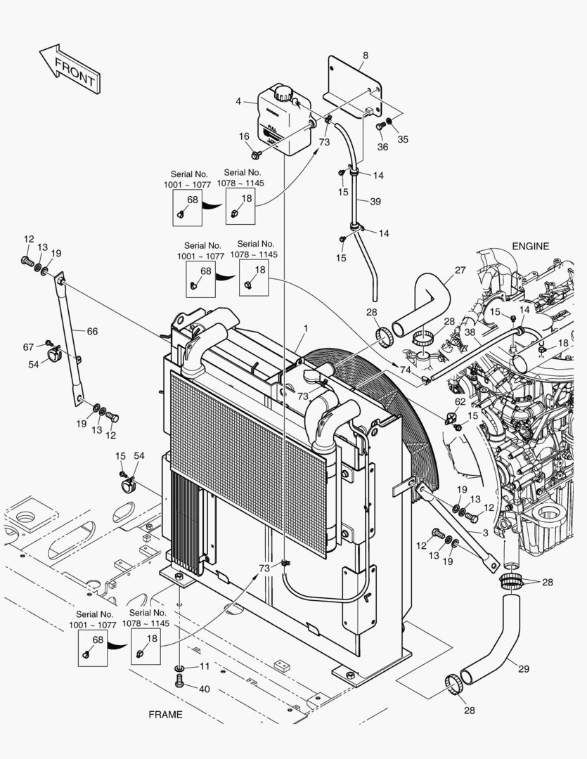 ОПОРТНЫЙ УЗЕЛ РАДИАТОРА