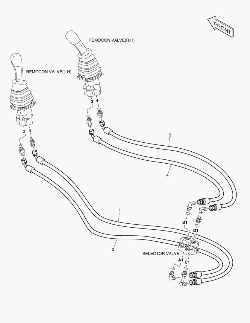 ТРУБОПРОВОД СЕРВОУПРАВЛЕНИЯ - ИЗМЕНЕНИЕ РЕЖИМА(2)