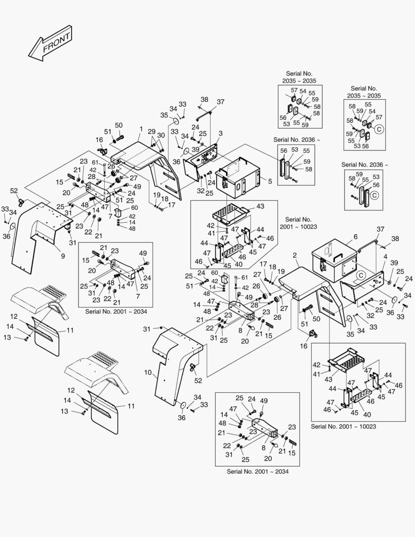КОМПЛДЕКТ ПОЛНОГО ФЕНДЕРА-ОПЦИЯ
