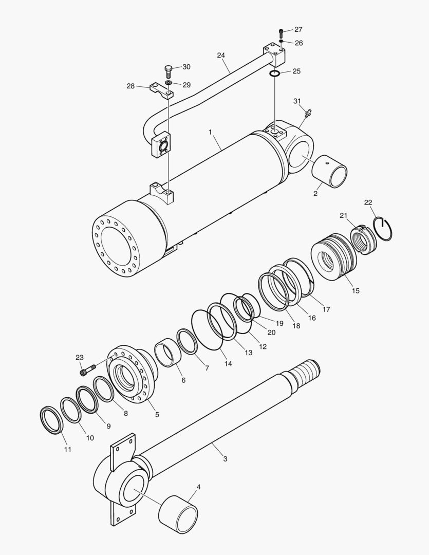 Спецтехника 3540 BUCKET CYLINDER [10001~11185] - главное фото