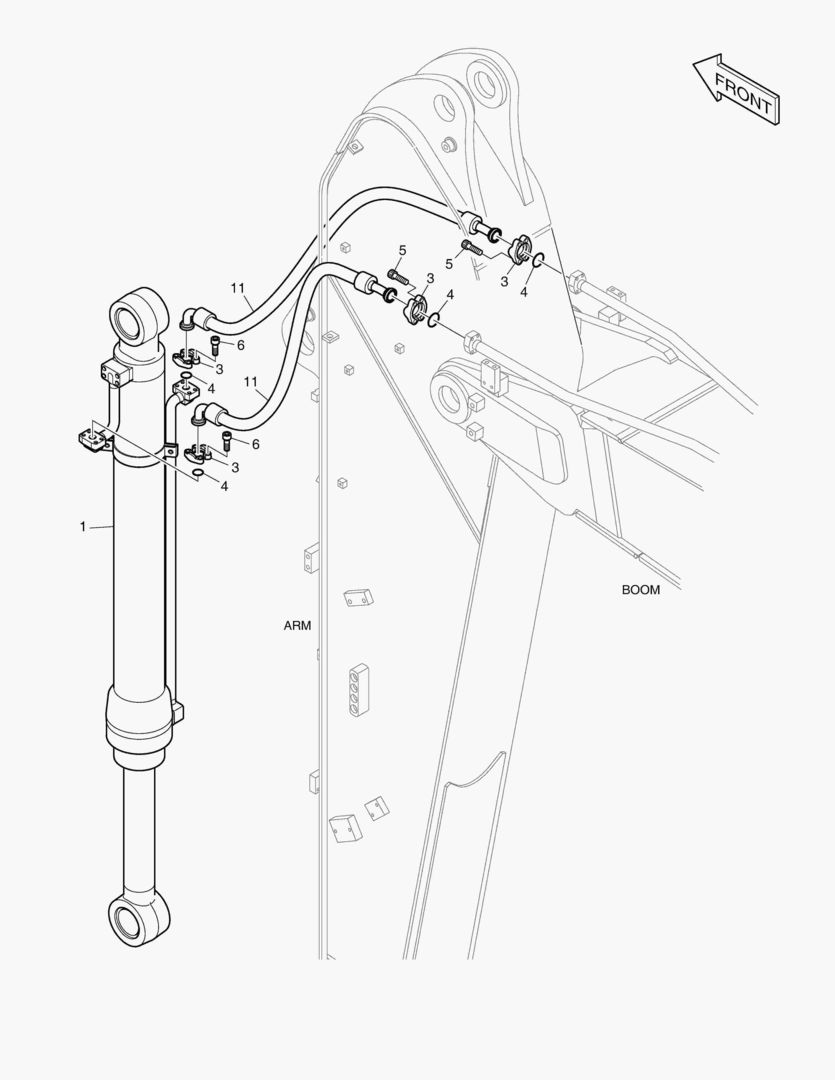 Спецтехника 6460 ARM PIPING - 2.9m - главное фото