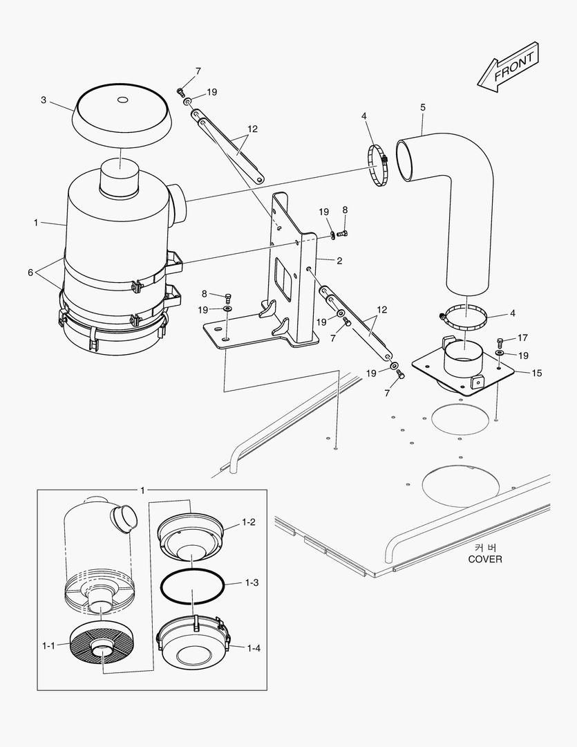 5681 AIR CLEANER ASS`Y - OIL WASHED [10104~]