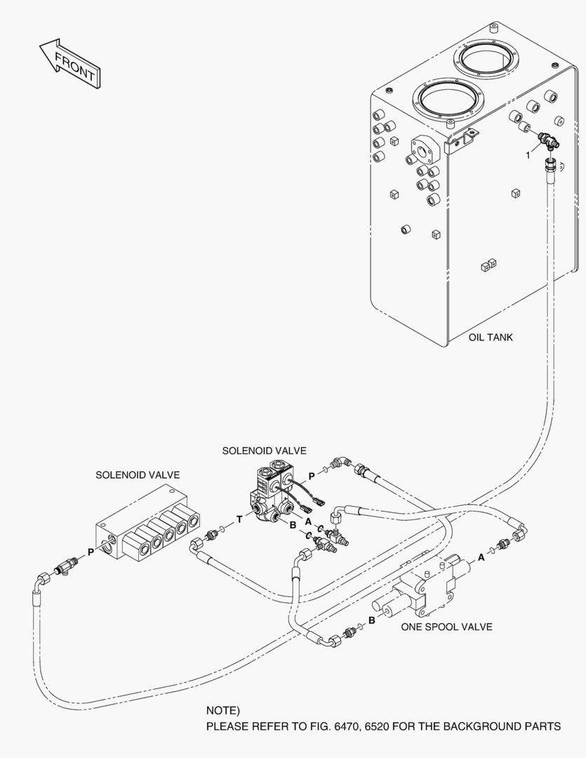 Спецтехника 6525 PILOT PIPING - ROTATING + QUICK CLAMP