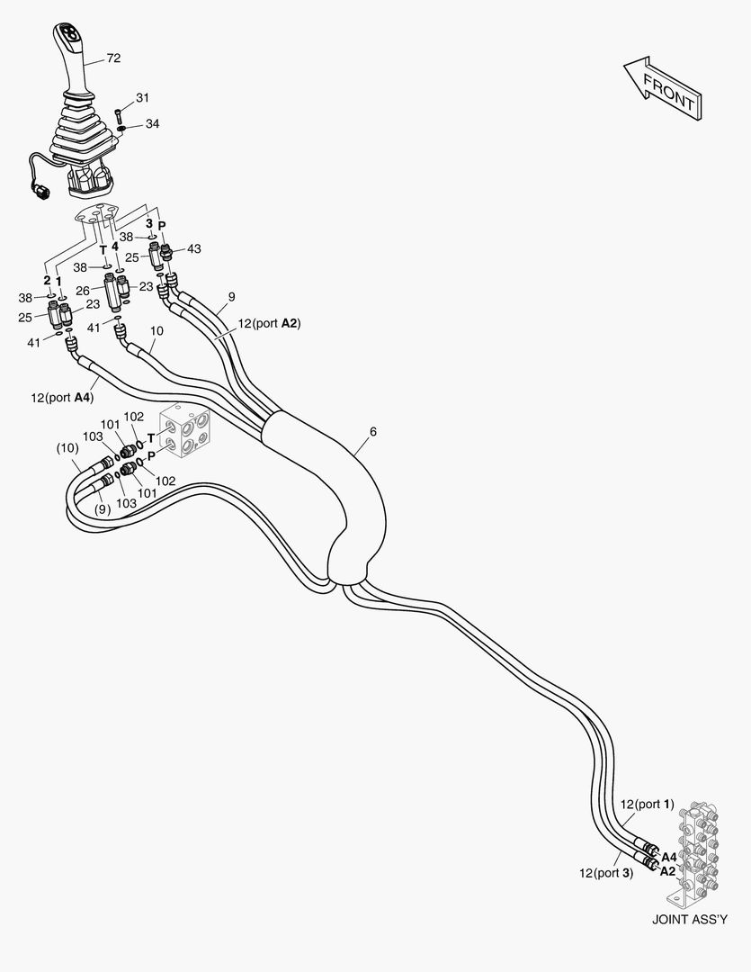 ТРУБОПРОВОД СЕРВОУПРАВЛЕНИЯ(6)