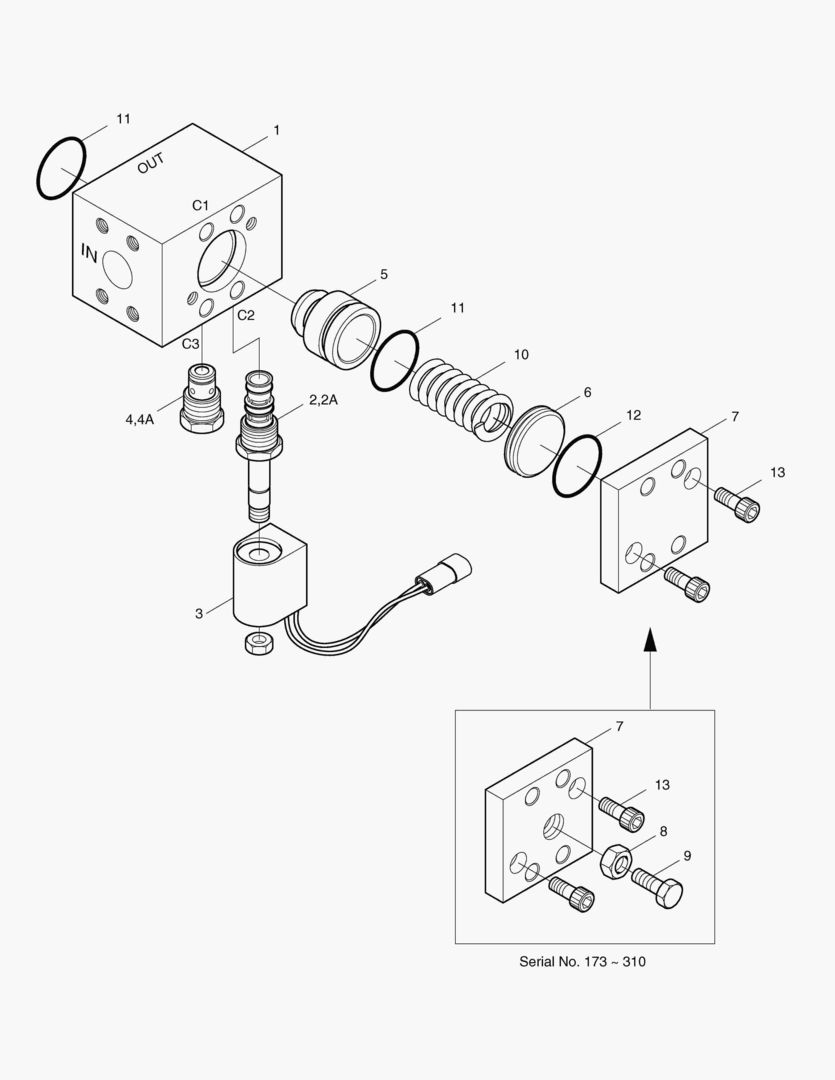 3431 SOLENOID VALVE FOR LIS [173~]