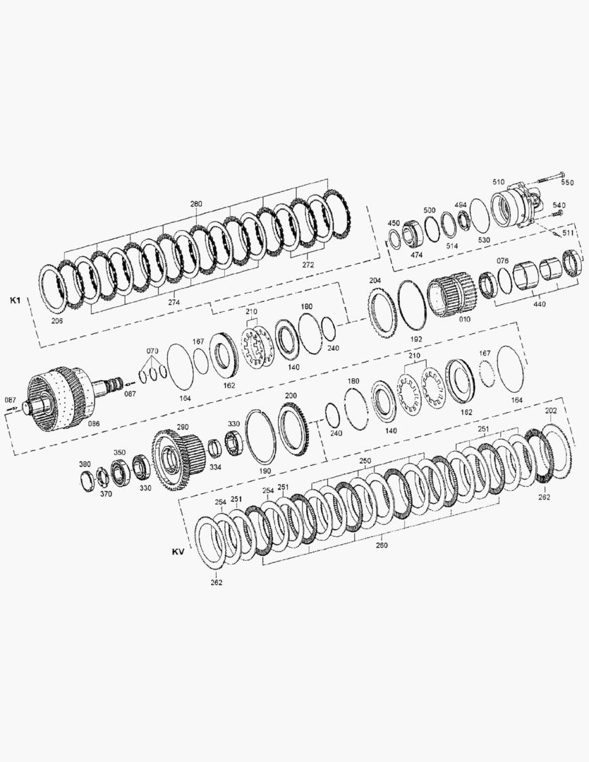 СЦЕПЛЕНИЕ KV + K1