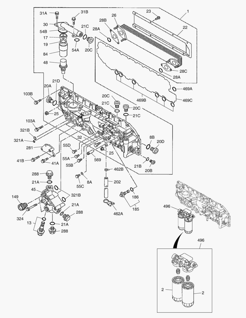 МАСЛЯНЫЙ РАДИАТОР И МАСЛЯНЫЙ ФИЛЬТР