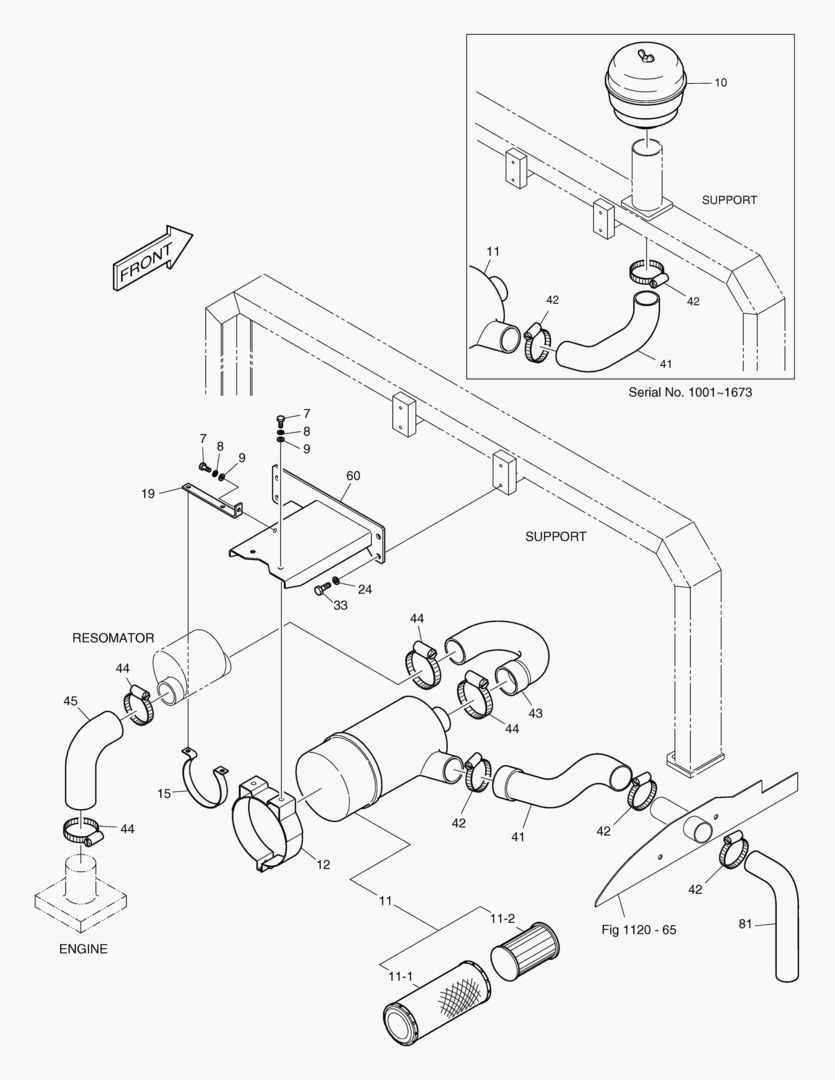 МОНТАЖ ДВИГАТЕЛЯ(3)-ВОЗДУХООЧИСТИТЕЛЬ
