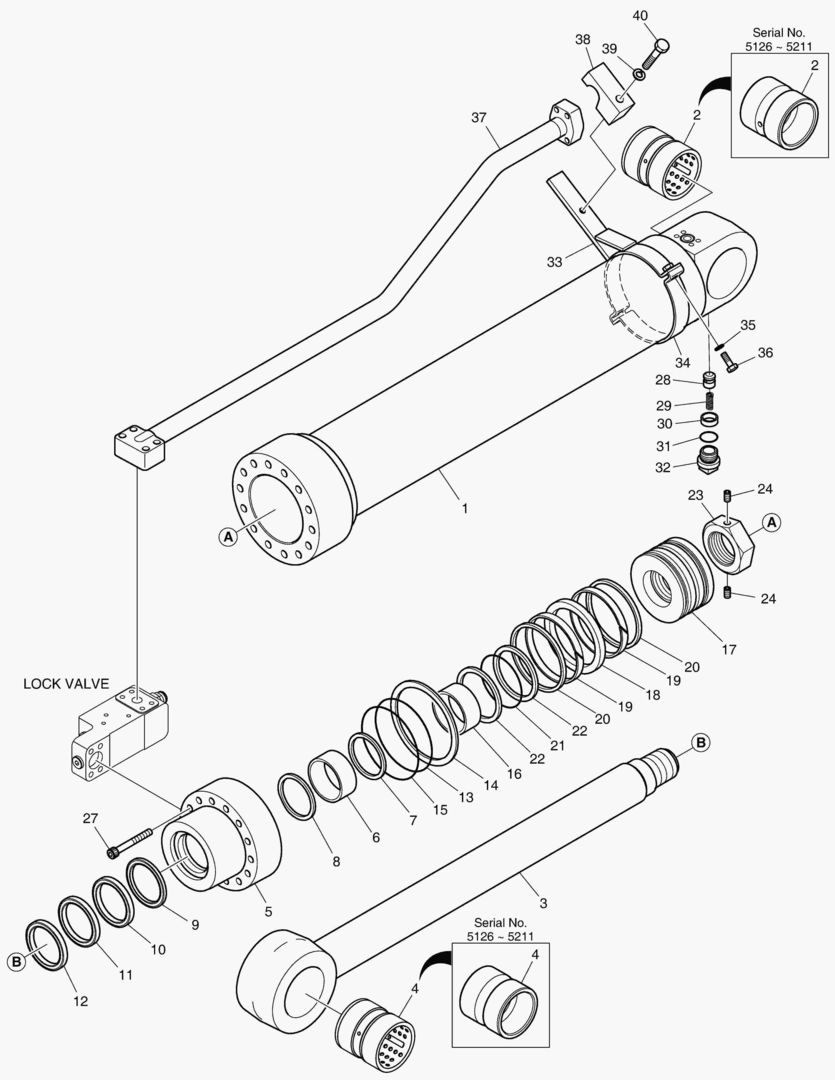 Спецтехника 4402 ARM CYLINDER - LOCK VALVE [5126~] - главное фото
