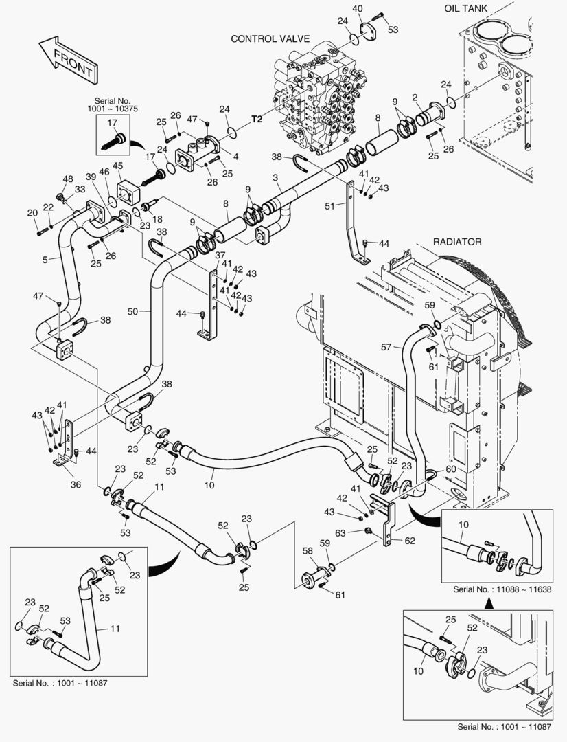 ТУБОПРОВОД МАСЛЯНОГО РАДИАТОРА(2)