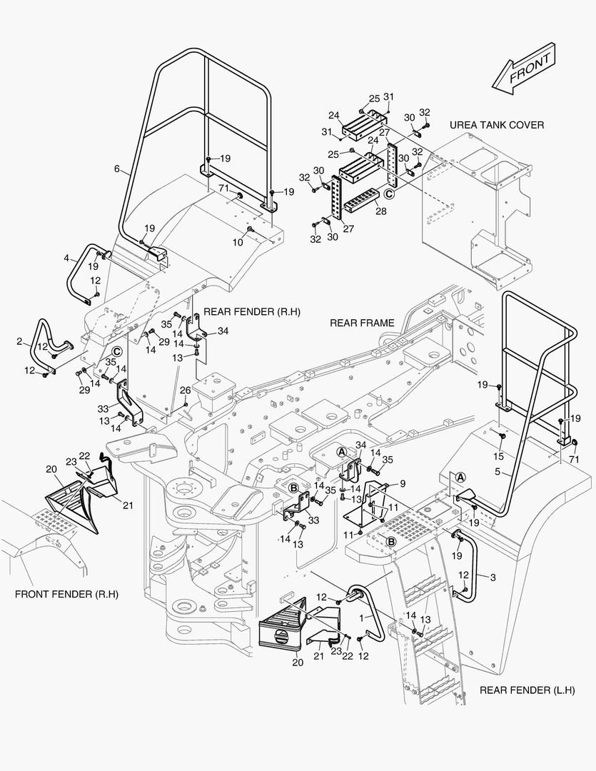 1680 FENDER & LADDER