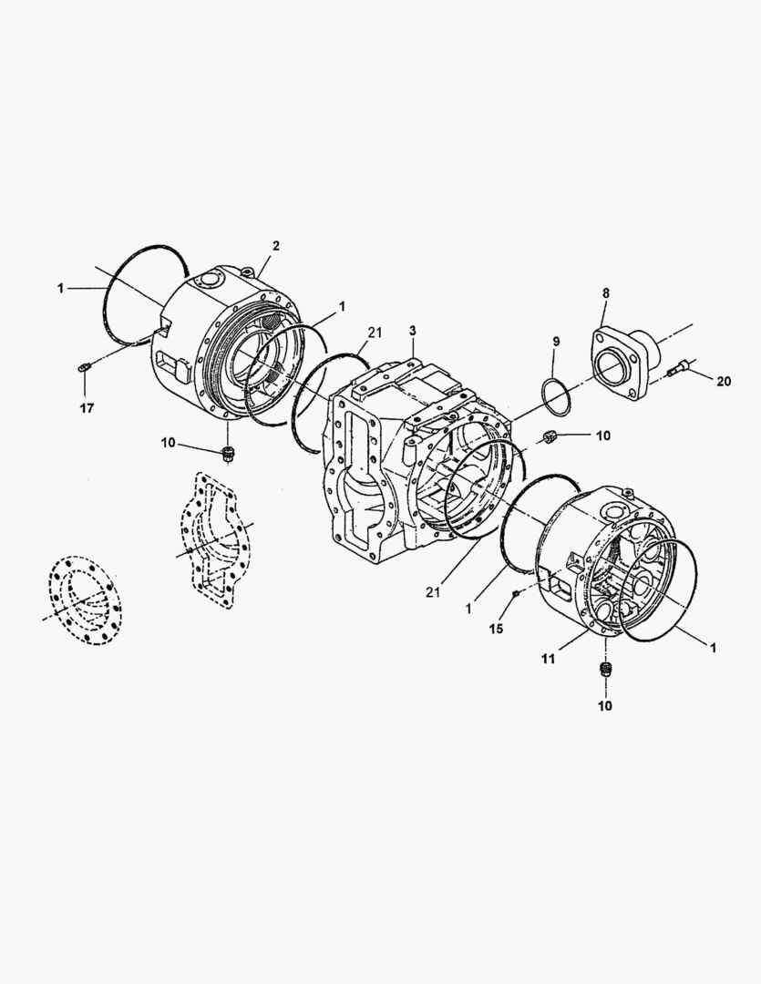 КОРПУС ДИФФЕРЕНЦИАЛА ЗАДНЕГО МОСТА