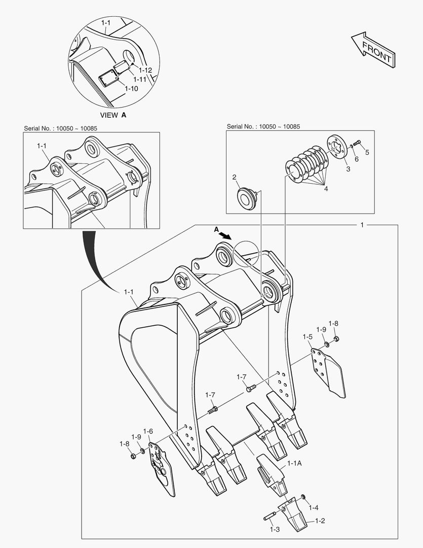 6890 BUCKET - 1.25mВі