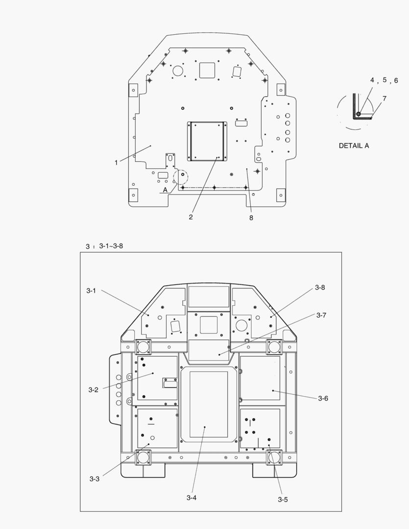 Спецтехника 5560 STAND ASSY(3SP MECHANICAL LEVER) [10302 ~ 10527] - главное фото