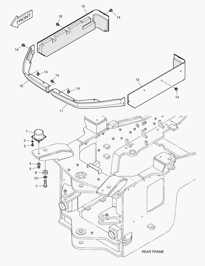 Спецтехника 1231 CABIN MOUNTING [5606~] - главное фото
